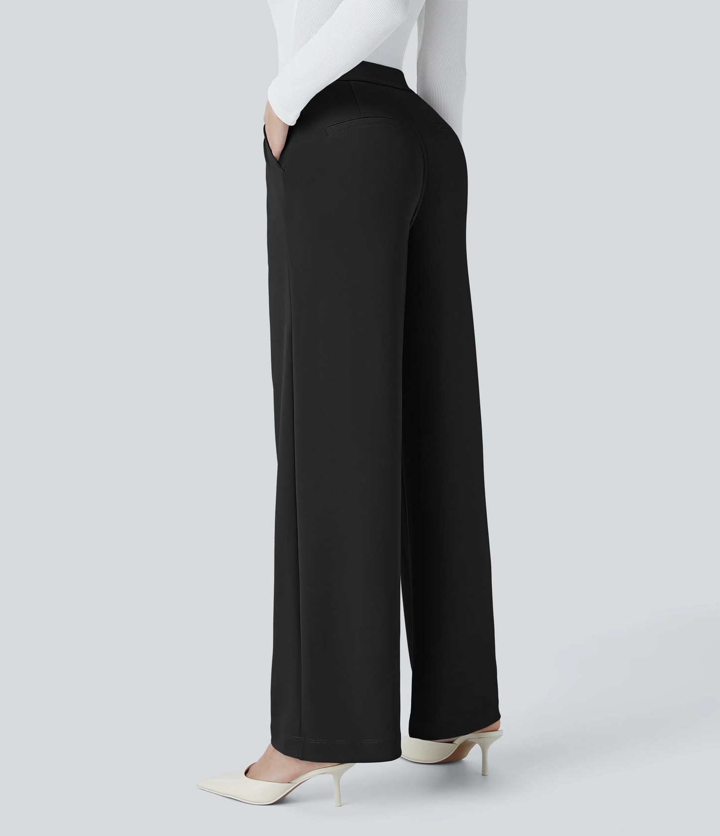 High Waisted Flex Pants